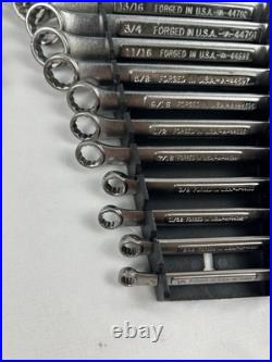 2 Craftsman Wrench Set Metric + SAE with Holders 1/4-7/8 And 6mm-19mm USA made