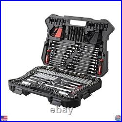 303-Piece Mechanics Tool Set & Socket Set, SAE/Metric, Professional Quality