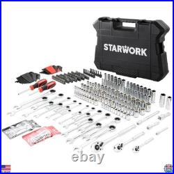 303-Piece Mechanics Tool Set & Socket Set, SAE/Metric, Professional Quality