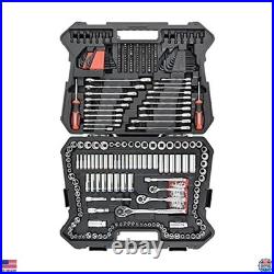 303-Piece Mechanics Tool Set & Socket Set, SAE/Metric, Professional Quality