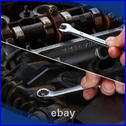 32-Piece SAE & Metric Wrench Set 20 Standard & 12 Stubby with Organizer Tray