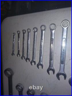 35 Pcs Craftsman Combination Wrench Set 6 27mm 1/4 1 1/4 12 Pt Metric SAE