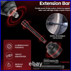 3/4 Drive Impact Socket Set 27-Piece Standard SAE (7/8- 2) Metric (22-50mm)