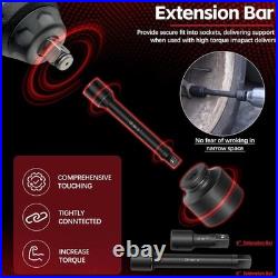 3/4 Drive Impact Socket Set Standard SAE (7/8 to 2) Metric (22 to 50 mm)
