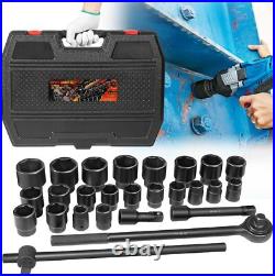 3/4-Inch-Drive Jumbo Master Impact Socket Set Standard SAE 7/8 to 2 27 pieces