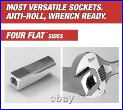 3/8 Drive 56pc Ratchet & Socket Set SAE & Metric Milwaukee Tool 48-22-9008