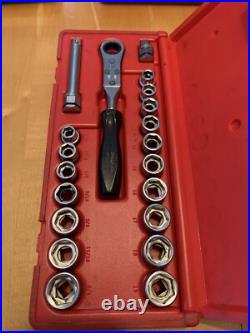 3/8 Driver Snap On Low Profile Ratchet Wrench Set AFR20, PB101 Sae And Metric
