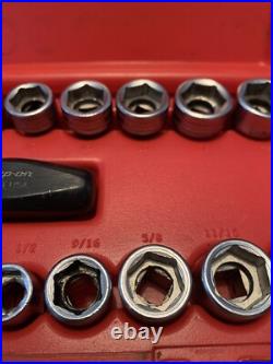 3/8 Driver Snap On Low Profile Ratchet Wrench Set AFR20, PB101 Sae And Metric