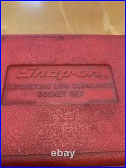 3/8 Driver Snap On Low Profile Ratchet Wrench Set AFR20, PB101 Sae And Metric