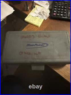 40 pc 1/4 Drive Stubby Bit Socket Set (Blue-Point) Used