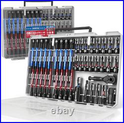 41-Piece Premium 1/4 Drive Magnetic Impact Nut Driver Set Metric & SAE Standard