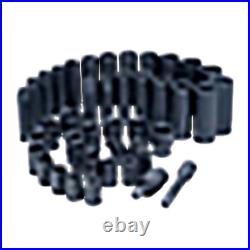 43 Pc. 3/8 Drive 6 Point SAE and Metric Standard and Deep Impact Socket Set