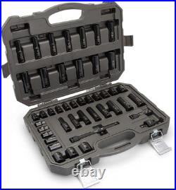 44 Pc. 3/8 Drive 6 Point Standard & Deep Impact SAE/Metric Socket Set 84916N