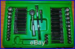 44 Piece 1/4 Drive 6 Point SAE/Metric Standard and Deep Socket Set SK 91844 US