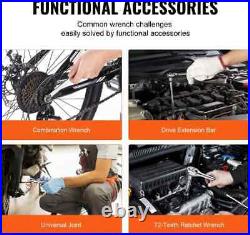 450-Piece Mechanics Tool Set SAE/Metric Deep & Standard Sockets