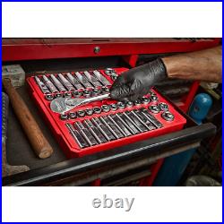 47 pc 1/2 Socket Wrench Set SAE & Metric Milwaukee Tool 48-22-9010