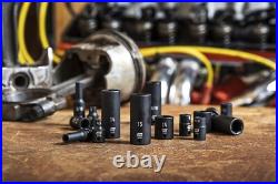 48 Pc. 1/4 Drive 6 Pt. Impact Socket Set, Standard & Deep, SAE/Metric