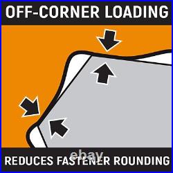 48 Pc. 1/4 Drive 6 Pt. Impact Socket Set, Standard & Deep, SAE/Metric
