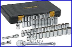 49 Pc. 1/2 Drive 6 Pt. 120XP Mechanics Tool Set, Standard & Deep, SAE/Metric