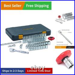 51 Pc. 1/4 Inch Drive 6 Pt. 120XP Mechanics Tool Set, Standard & Deep, SAE/Me