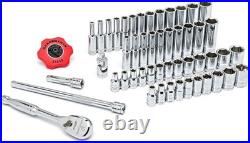 51 Pc. 1/4 Inch Drive 6 Pt. 120XP Mechanics Tool Set, Standard & Deep, SAE/Me