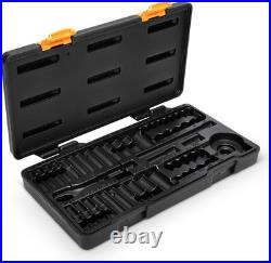 51 Pc. 1/4 Inch Drive 6 Pt. 120XP Mechanics Tool Set, Standard & Deep, SAE/Me