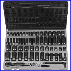 59-Piece 3/8 in. Drive 12-Point SAE/Metric Standard and Deep Duo-Socket Set