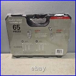 65 PIECE 1/4 & 3/8 DRIVE METRIC SILVER EAGLE MATCO TOOLS MASTER Sab65se