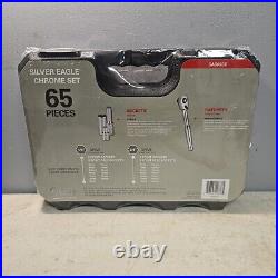 65 PIECE 1/4 & 3/8 DRIVE METRIC SILVER EAGLE MATCO TOOLS MASTER Sab65se