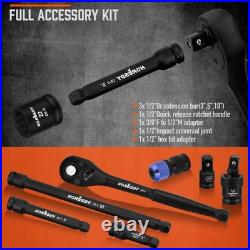 6-Point 67-Piece Drive Impact Socket Set SAE & Metric with Organized Storage 6-Point 67-Piece Drive Impact Socket Set SAE & Metric with Organized Storage