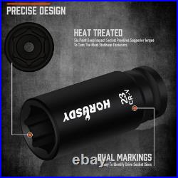 6-Point 67-Piece Drive Impact Socket Set SAE & Metric with Organized Storage 6-Point 67-Piece Drive Impact Socket Set SAE & Metric with Organized Storage