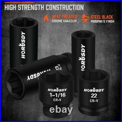 6-Point 67-Piece Drive Impact Socket Set SAE & Metric with Organized Storage 6-Point 67-Piece Drive Impact Socket Set SAE & Metric with Organized Storage