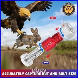 70 Pcs Thread Checker Set SAE & Metric Bolt & Nut Gauge, 37 & 33 Sizes, Idea