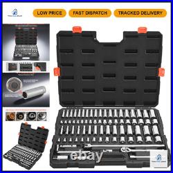 76-Piece Socket Set, 3/8 Drive Ratchet, SAE & Metric, Deep/Shallow, Mechanic To