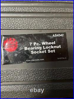 7pc MACTOOLS Wheel Bearing Axle Lock Nut Socket Set Toyota FORD F150 F250 F350