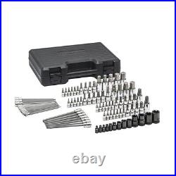 84 Piece 1 4, 3 8, and 1 2 Drive SAE Metric Hex and Torx Bit Socket Set