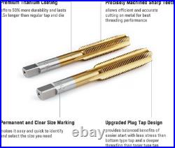 87pc SAE Metric Tap and Die Set Standard Titanium Master Threading Tool Kit Box