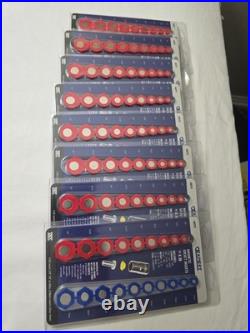 8 Packs-Expert Magnet Socket Insert Set Standard (SAE) and Metric Universal