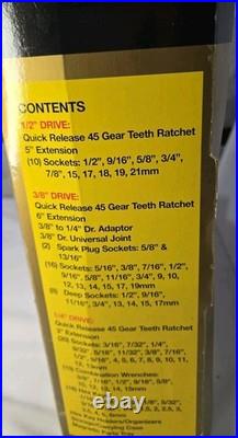 91 Piece Mechanic Tool Set SAE/Metric 1/4,3/8,1/4 with Storage Case 91 Piece Mechanic Tool Set SAE/Metric 1/4,3/8,1/4 with Storage Case