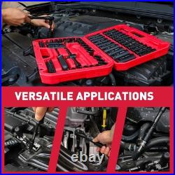 96-Piece Impact Socket Wrench Set, SAE & Metric, Cr-V Steel