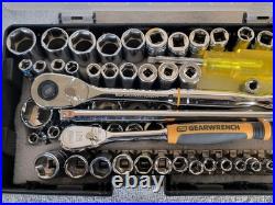 98pc GEARWRENCH CRAFTSMAN USA Mix Socket Ratchet Set 1/4 & 3/8 DR Metric SAE CS