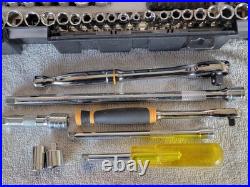 98pc GEARWRENCH CRAFTSMAN USA Mix Socket Ratchet Set 1/4 & 3/8 DR Metric SAE CS