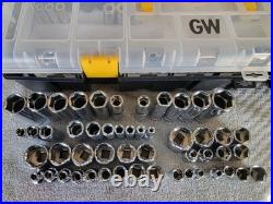 98pc GEARWRENCH CRAFTSMAN USA Mix Socket Ratchet Set 1/4 & 3/8 DR Metric SAE CS