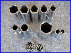 98pc GEARWRENCH CRAFTSMAN USA Mix Socket Ratchet Set 1/4 & 3/8 DR Metric SAE CS
