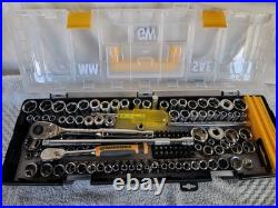 98pc GEARWRENCH CRAFTSMAN USA Mix Socket Ratchet Set 1/4 & 3/8 DR Metric SAE CS
