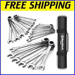 ANSI Standard 22-Piece Ratcheting Wrench Set, SAE & Metric