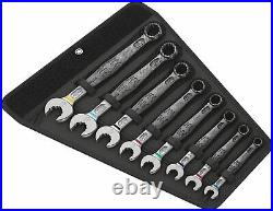 APT/Wera Tools' Joker SAE + Metric Combo Wrench 19PC Color Code with2 Wrench Rolls