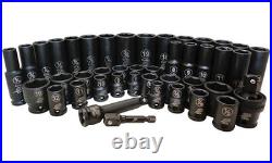 ATD Tools, ATD-4601A 43 Pc. 3/8in. Drive 6 Point SAE and Metric Standard an