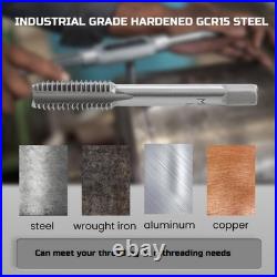 Anfrere 80pcs Tap and Die Set, SAE & Metric 40pcs & Standard