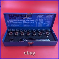 Armstrong Eliminator Ratchet System 19 Piece Metric/SAE Standard Made In USA